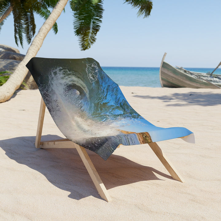 Born in Aruba ~ Andicuri Wave Beach Towel
